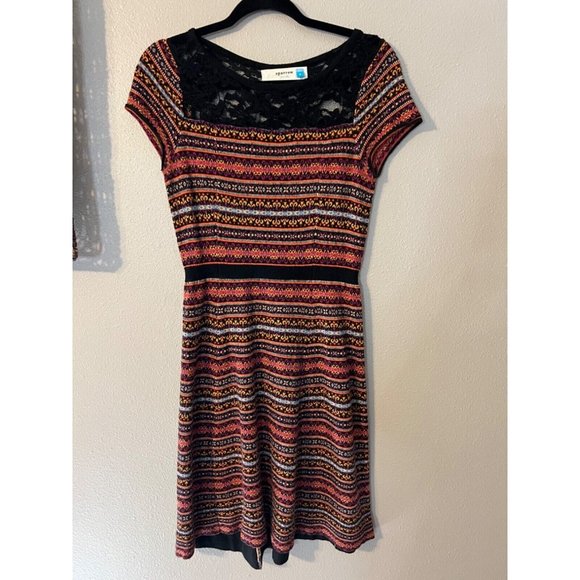 Anthropologie Sparrow Dress S Small Lace Knit Short Sleeve Cashmere Touch - Picture 7 of 8